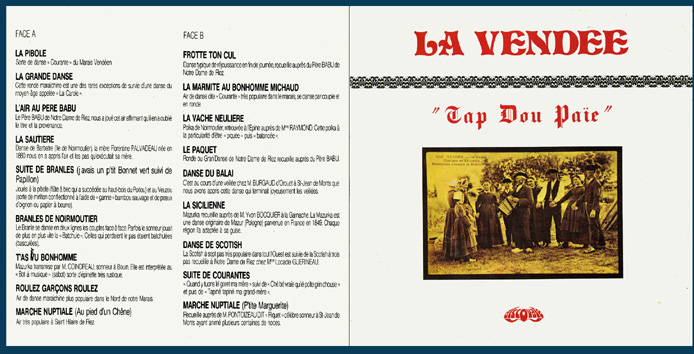 Musique traditionnelle de Vendée, vol. 1