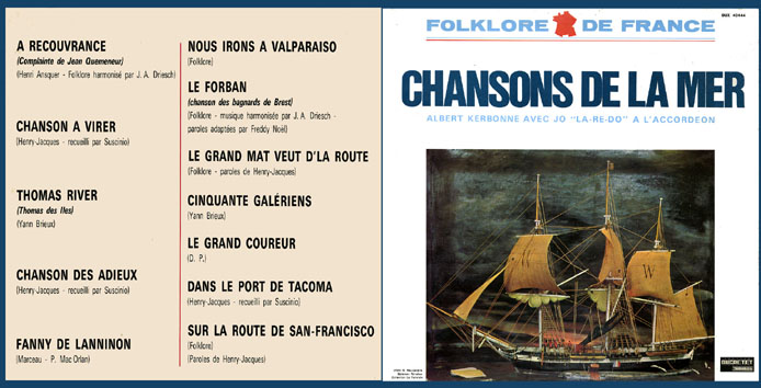 Chansons de la mer