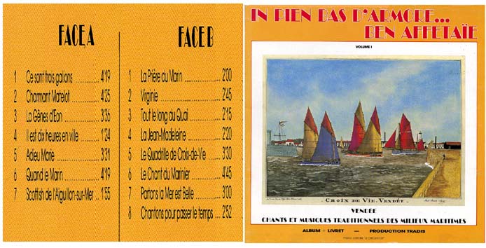 Chants et musiques traditionnels des milieux maritimes, vol. 1