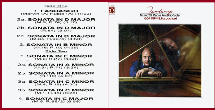 Music of Padre Antonio Soler