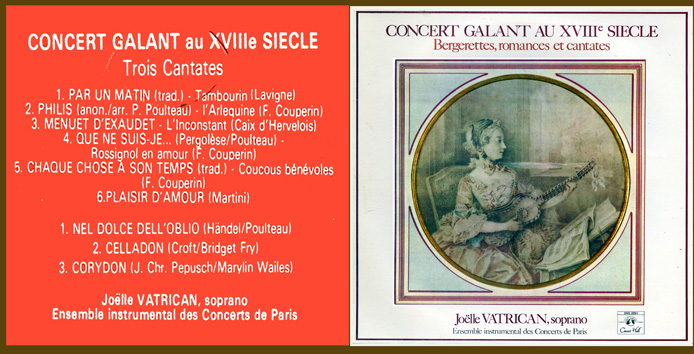 Concert galant au XVIIIe siècle