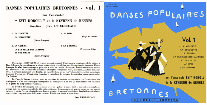 Danses populaires bretonnes, vol. 1