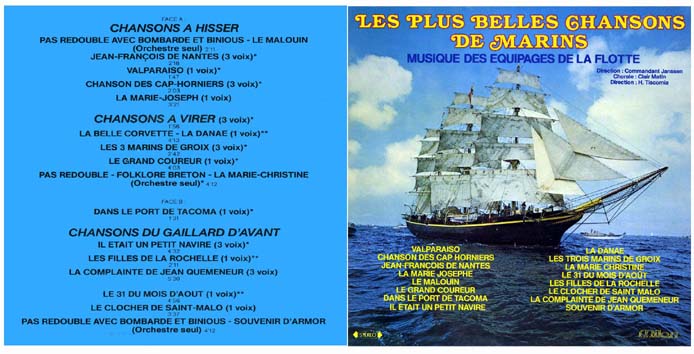 Les plus belles chansons de marins