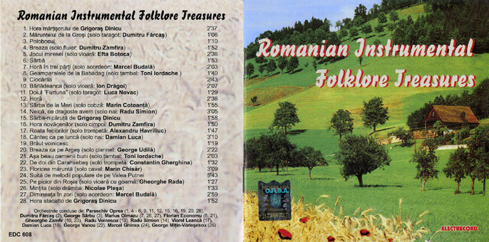 Romanian instrumental folklore Jreasures