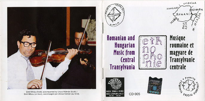Romanian and Mayare music de Transylvanie centrale