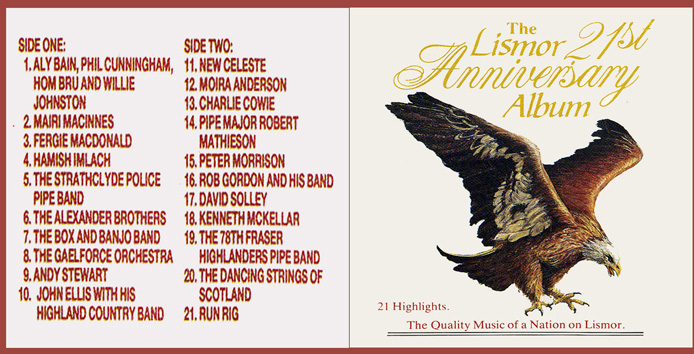 The Lismor 21 st anniversary album
