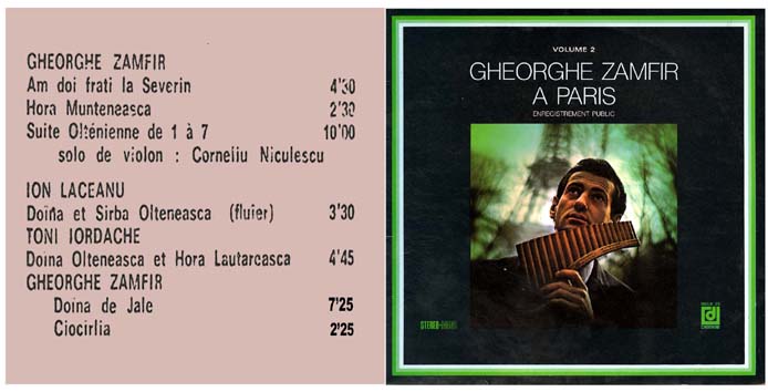 Gheorghe Zamfir à Paris, volume 2