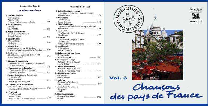 Chansons des Pays de France, 3