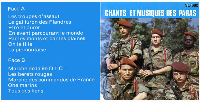 Chants et musiques des Paras