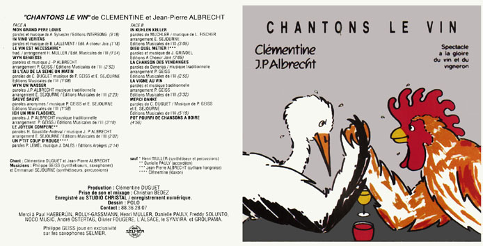 Chantons le vin