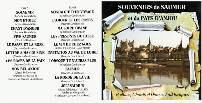 Souvenirs de Saumur et du Pays d'Anjou