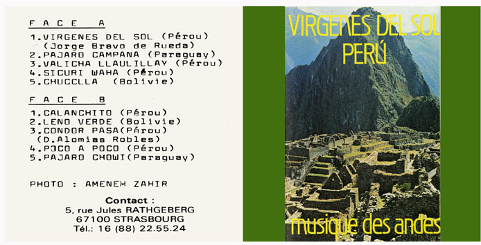 Musique des Andes - Virgenes del sol Peru 
