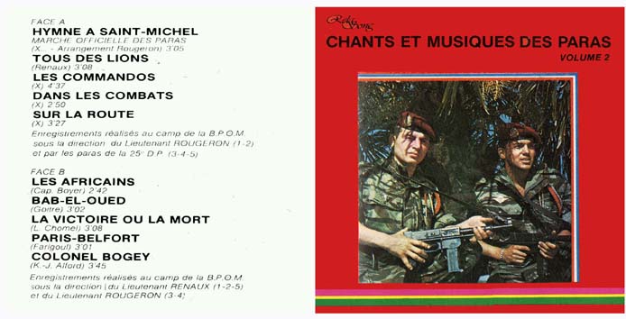 Chants et musiques des Paras, vol. 2