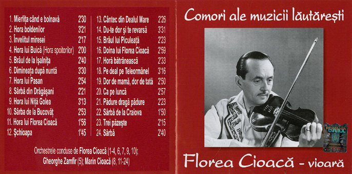 Comori ale muzicii lautaresti - Florea Cioaca - Viora
