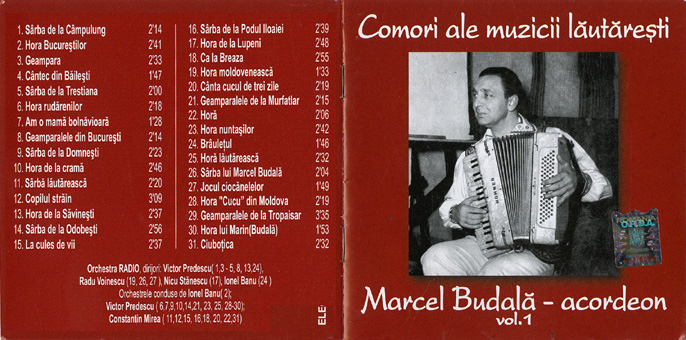 Comori ale muzicii lautaresti - Marcel Budala