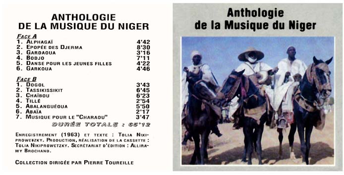 Anthologie de la musique du Niger