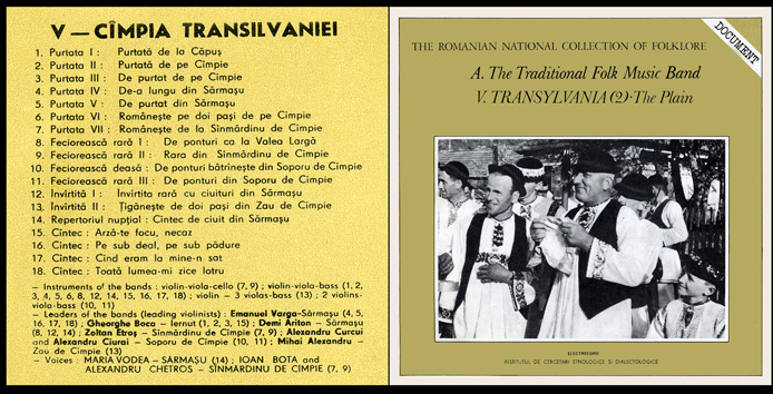 The traditionnal folk music band - V. Transylvania (2)