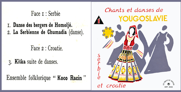 Chants et danses de Yougoslavie - Koco Racin