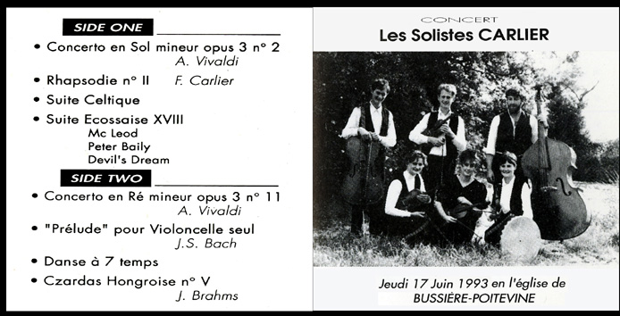Concert en l'église de Bussière-Poitevine