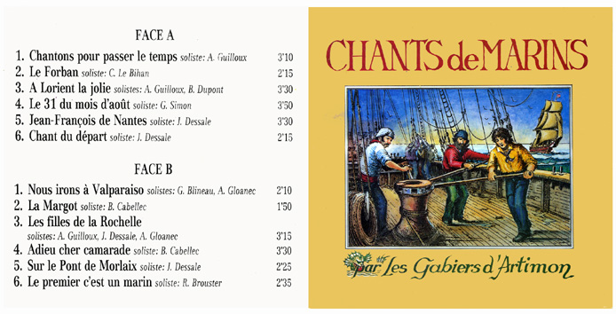 Chants de marins par Les Gabiers d'artimon