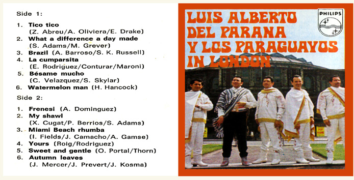 Luis Alberto y Los Paraguyos in London