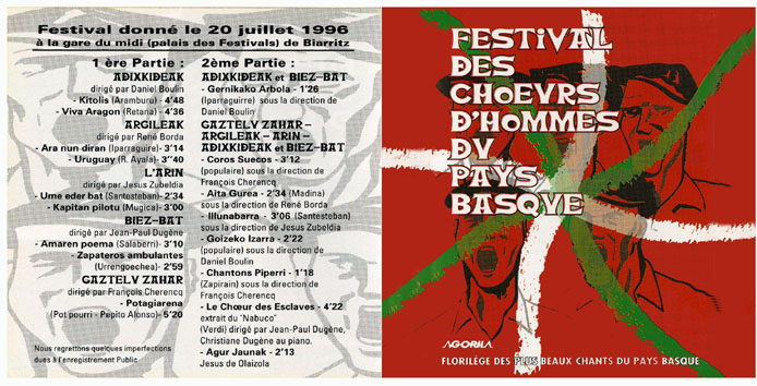 Festival des choeurs d'hommes du Pays Basque