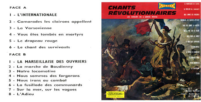 Chants révolutionnaires - Choeurs de l'Armée Rouge 