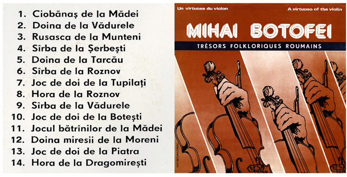 Un virtuose du violon - Mihai Botofei 