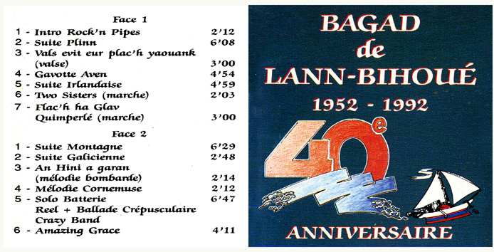 Bagad de Lann Bihoué 40e anniversaire