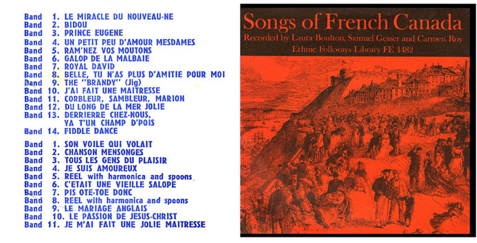 Songs of French Canada