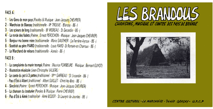 Chansons, musiques et contes des Pays de brande