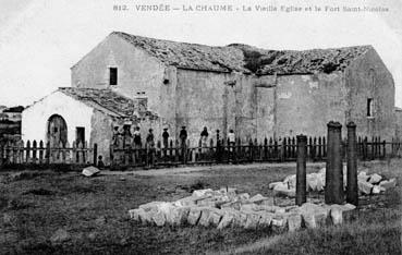 Iconographie - Chaume - La vieille église et le fort St-Nicolas