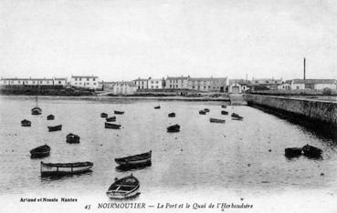 Iconographie - Le port et le quai de l'Herbaudière